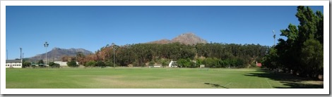 Rasenflächen Universität Stellenbosch