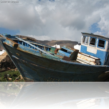 Schiff in Orzola Lanzarote