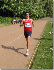 Zieleinlauf 24.Frohnaulauf Johannes Riewe